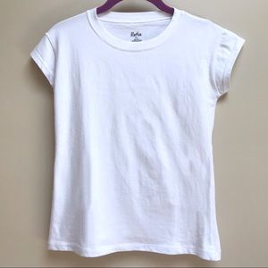 WUTLON WHITE CREW NECK SHORT SLEEVE T-SHIRT - NWOT